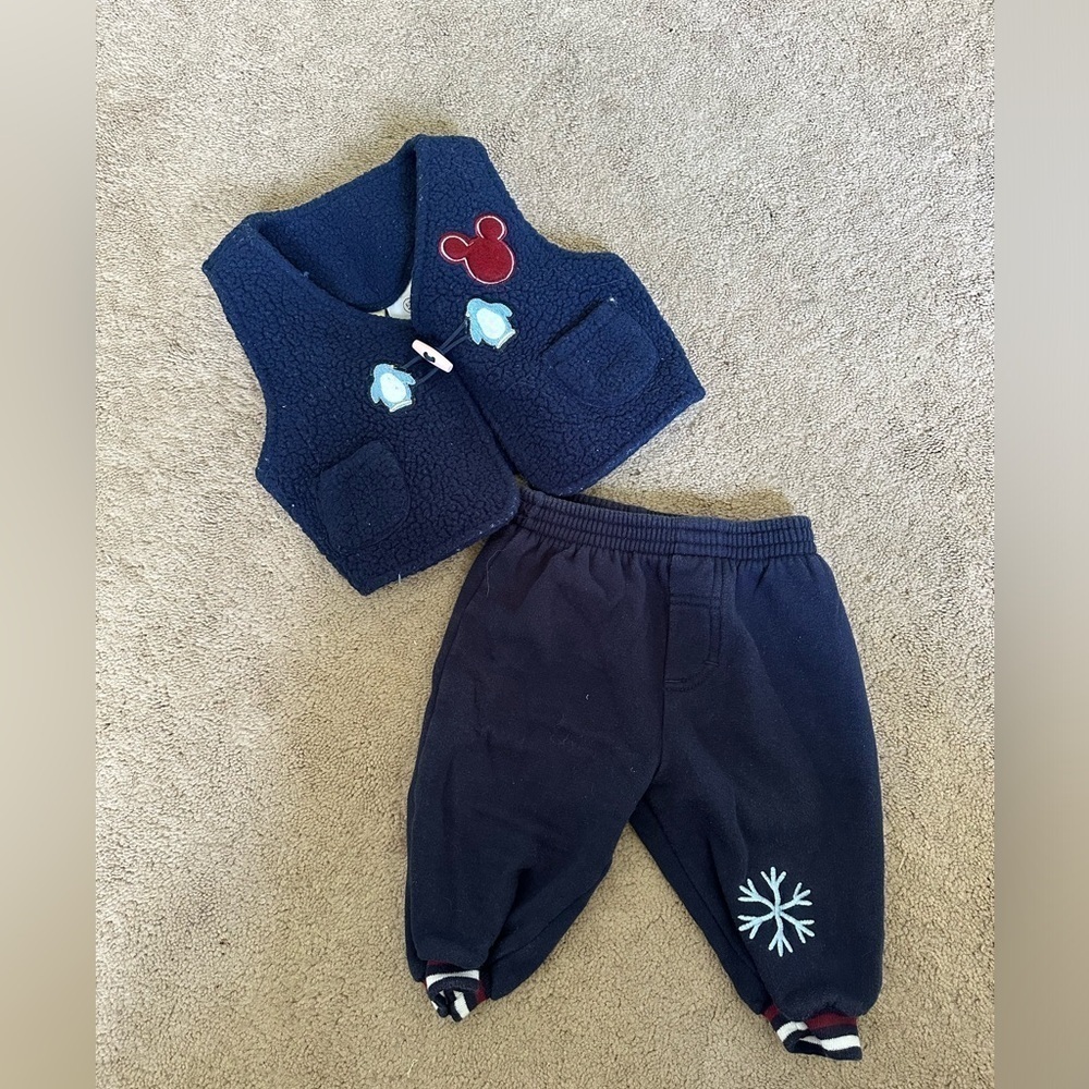 Baby Disney Mickey & Co vest set 6-9 mths